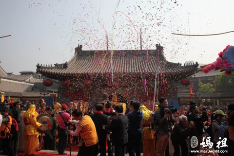 天津天后宫举行妈祖诞辰1054周年庆典