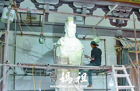 湄洲砗磲妈祖像即将面世