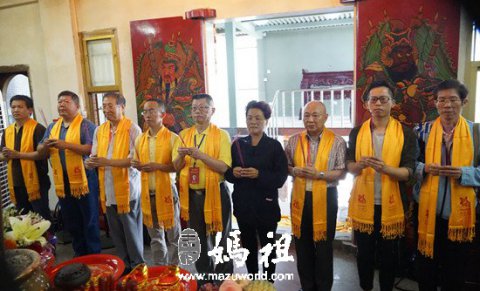 海峡两岸妈祖信众 祭拜厦门朝宗宫妈祖