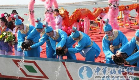 贤良港天后祖祠举行海祭纪念妈祖升天